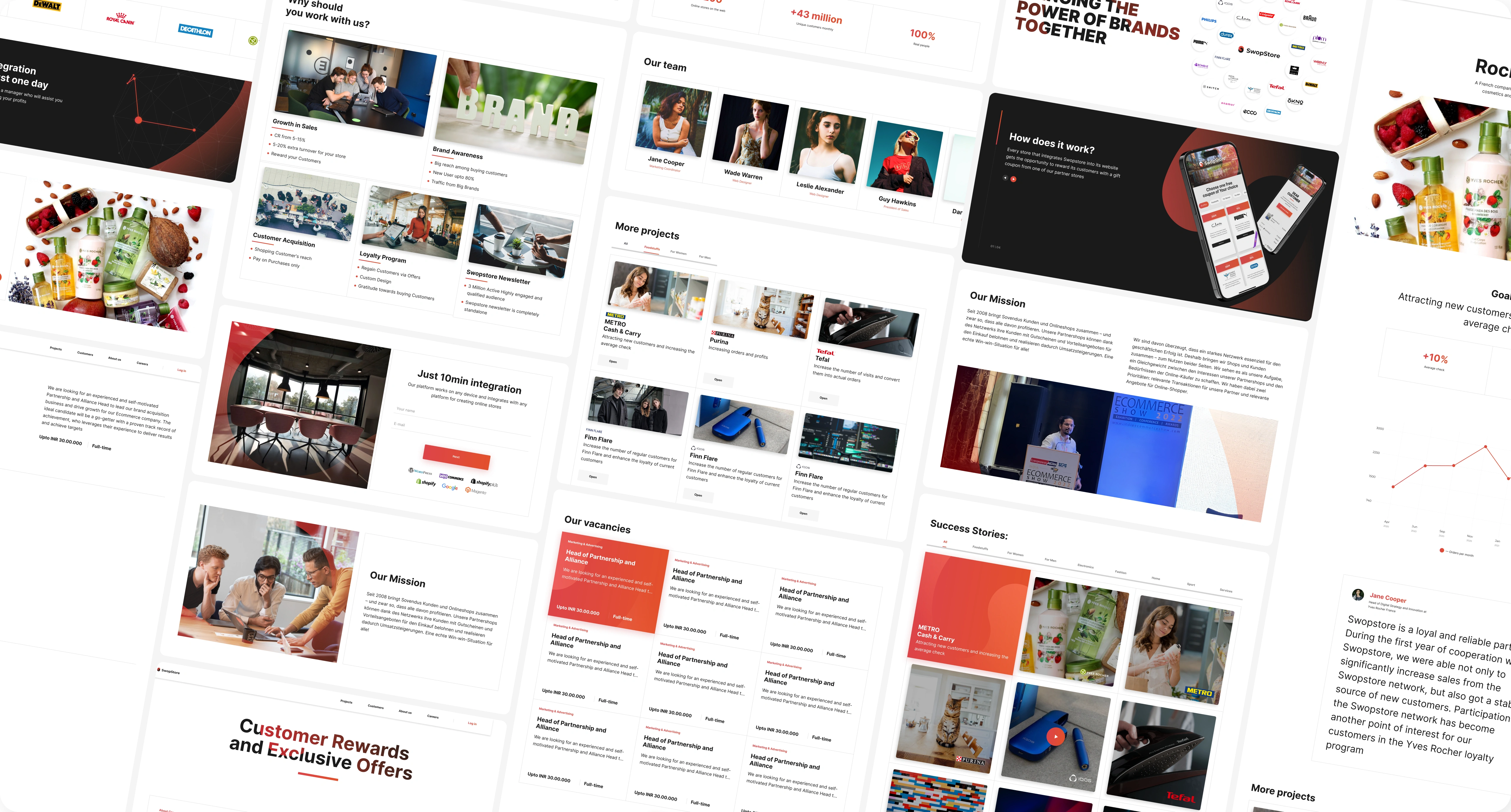 Swopstore screen