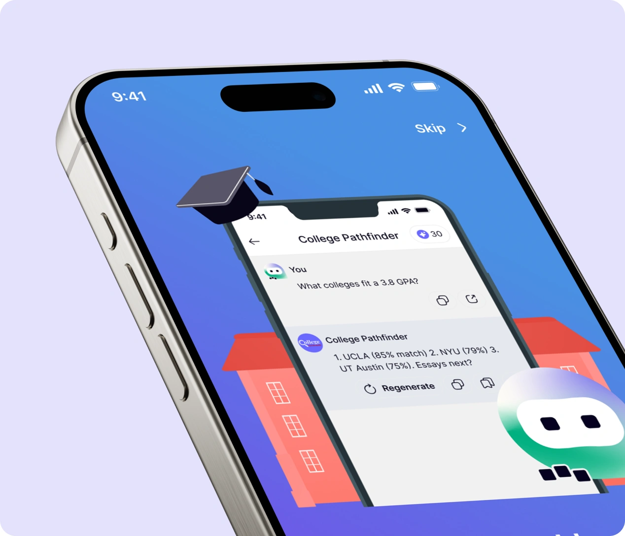 Expert AI Chat screen