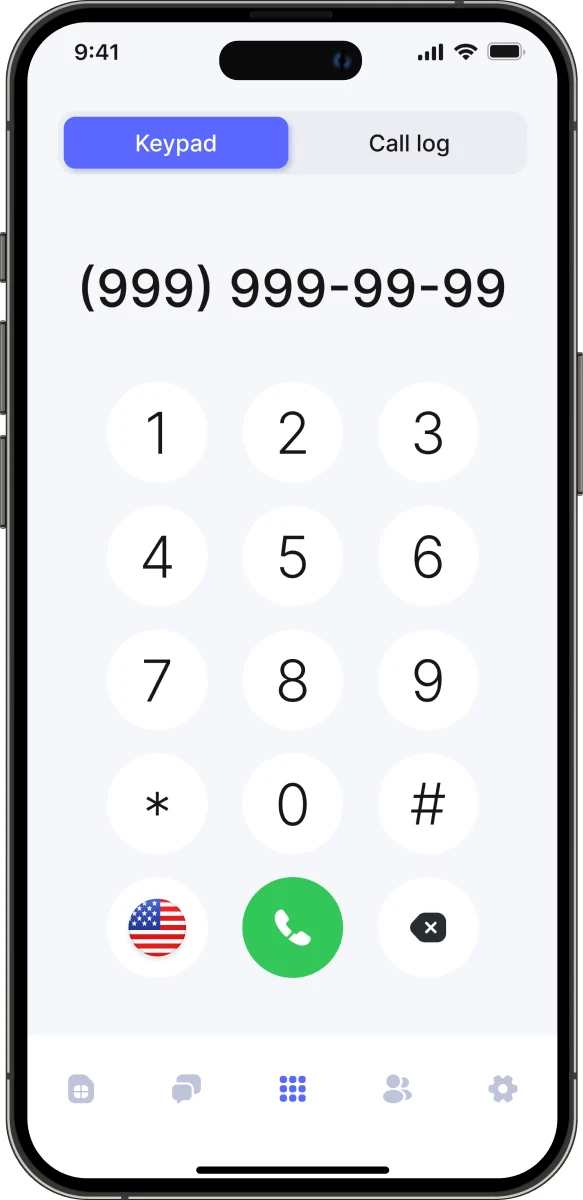 Second Number app screen