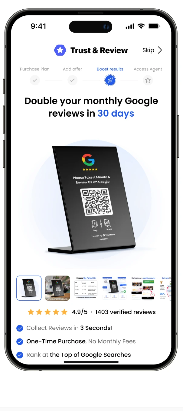 TrustHero app screen