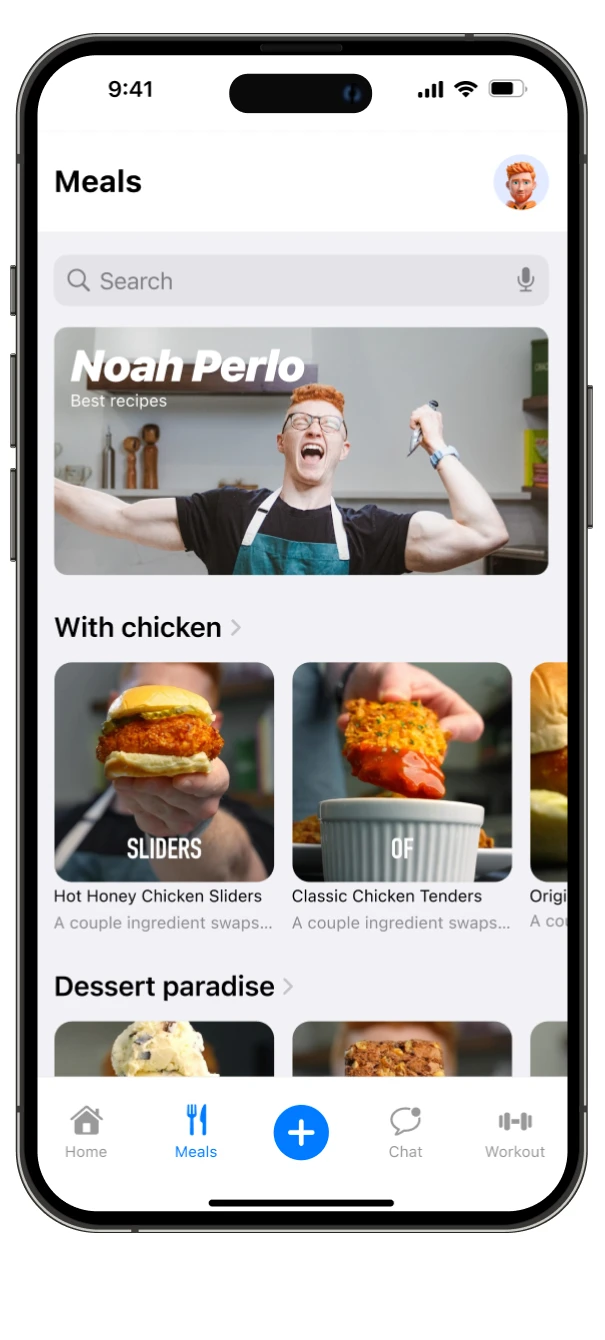 Weight Loss app screen